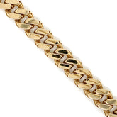 9.5mm Semi-Solid Gold Miami Cuban Bracelet 14K - White Carat - USA & Canada